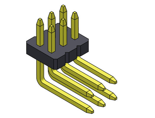 Fileira dupla Pin Electrical Connector Straight Type R/A 2*2 PIN To 2*50PIN