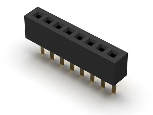 Tipo reto fileira fêmea do conector 1.00mm do encabeçamento da única - 1 *2 PIN To 1*40PIN H=2.10mm