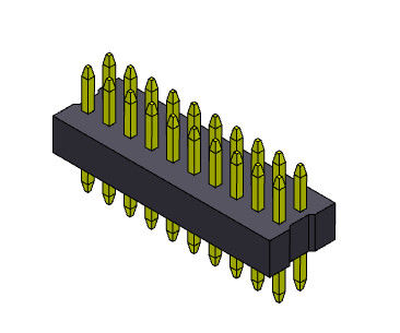 do conector duplo da fileira de 1.00mm tipo reto - 2 *3 PIN To 2*40PIN