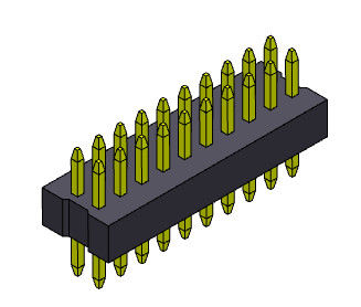 do conector duplo da fileira de 1.00mm tipo reto - 2 *3 PIN To 2*40PIN