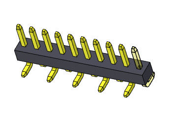 tipo de Pin Female Header Connector SMT da fileira de 1.00mm único - 1 *2 PIN To 1*40PIN