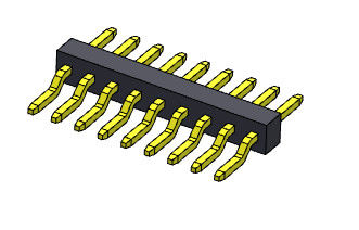 Tipo R/A de SMT da única fileira de Pin Header Connector 1.00mm - 1 *2 PIN To 1*40PIN H=1.00mm