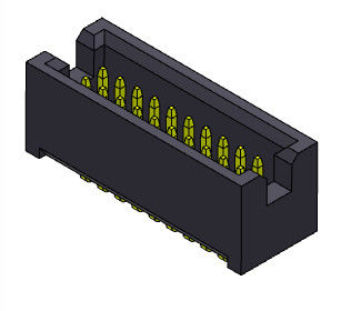 Tipo R/A do mergulho da fileira dupla do conector 1.27mm do encabeçamento da caixa da eletrônica