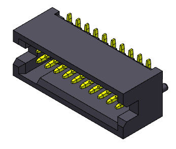 tipo do conector 1.27mm SMT do encabeçamento da caixa de 300V AC/DC com Pegs