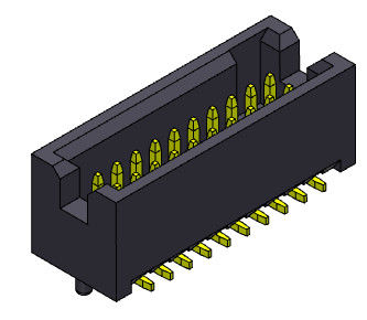 tipo do conector 1.27mm SMT do encabeçamento da caixa de 300V AC/DC com Pegs