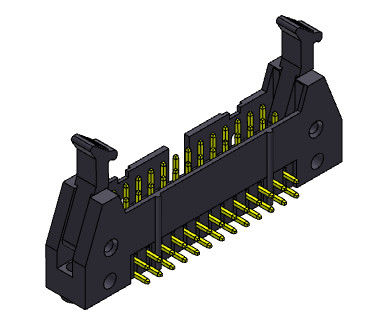 tipo duplo Nylon9T 10-68Pin do ângulo direito da fileira do encabeçamento do ejetor de 2.00mm