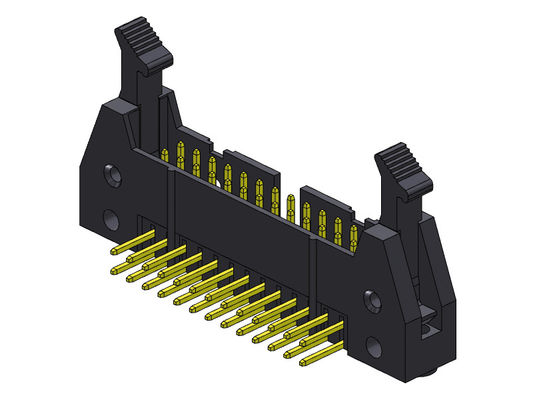tipo duplo Nylon9T 10-68Pin do ângulo direito da fileira do encabeçamento do ejetor de 2.00mm