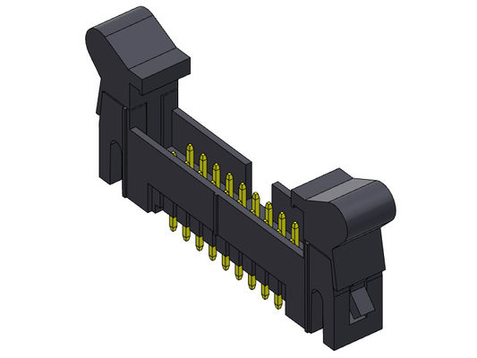Tipo reto encabeçamento 2.54mm 2*4-2*32Pin 3AMP do mergulho do ejetor do conector do encabeçamento da caixa de Nylon9T