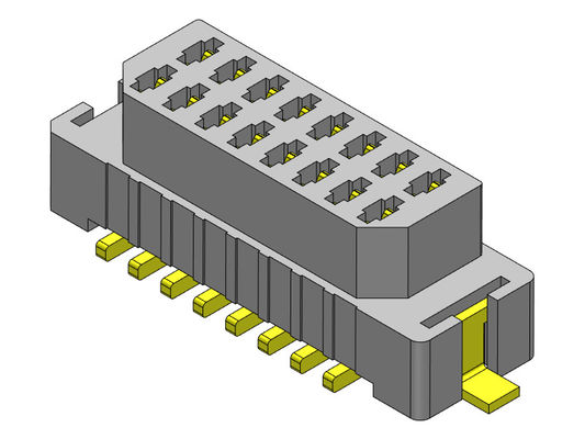 06-30 placa do Pin SMT para embarcar o passo 1.00mm UL94V0 LCP do conector