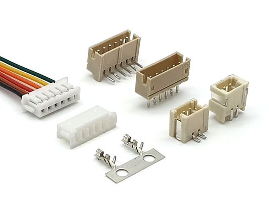 PIN UL94V-0 do círculo do MERGULHO do ângulo direito da bolacha 1.5mm do conector da bolacha ZH