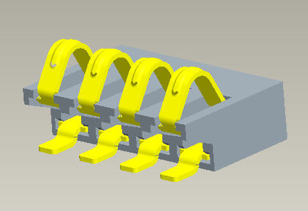 Tipo conector do passo 1.6mm Smt para para conectar baterias destacáveis com os Pegs