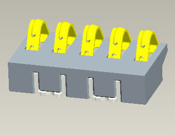 Tipo conector do passo 1.6mm Smt para para conectar baterias destacáveis com os Pegs