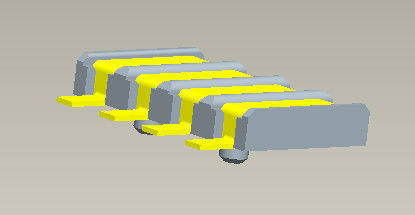 tipo de SMT do conector de bateria 60V de 2.5mm com espaçar os tamanhos 1,2 6.5mm