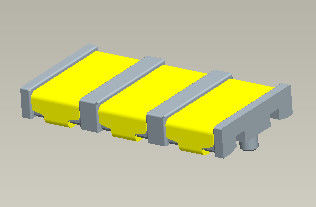 Tipo terminal de SMT dos conectores da bateria de 5.0AMP 4.25mm - PIN 2 - 6