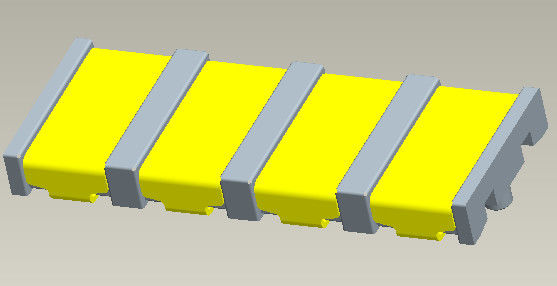 Tipo terminal de SMT dos conectores da bateria de 5.0AMP 4.25mm - PIN 2 - 6
