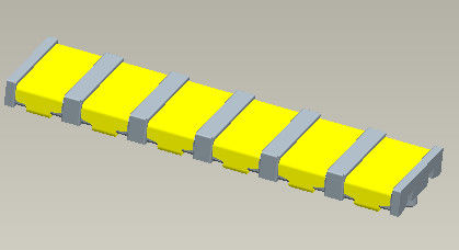 Tipo terminal de SMT dos conectores da bateria de 5.0AMP 4.25mm - PIN 2 - 6