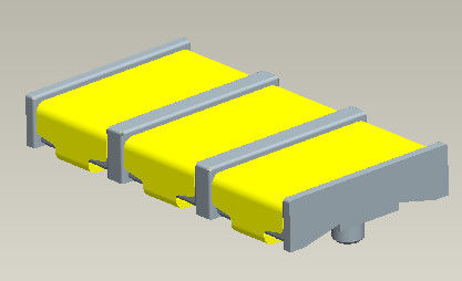 5.0AMP tipo fêmea de SMT dos conectores do cargo da bateria do passo 4.00mm com Pegs