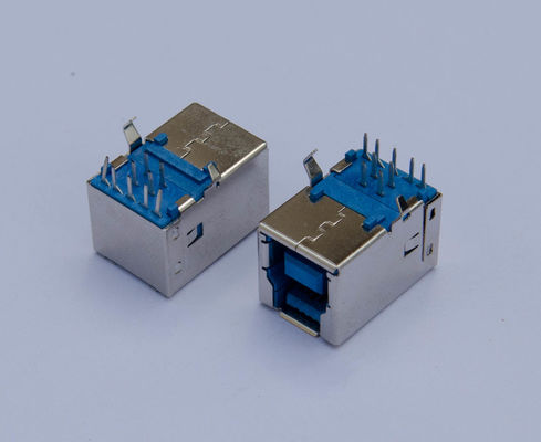 1.0Amp tipo de alta velocidade do mergulho do ângulo direito 90° do conector do Usb 3,0 B