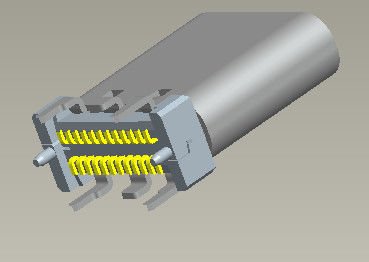 Tipo conector 180° vertical de SMT do Usb C 3,1 dos conectores do entrada/saída