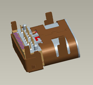 O tipo reversível conector SMT do Usb 3,1 fêmeas de C mergulha 1.2mm 10000 ciclos mínimo