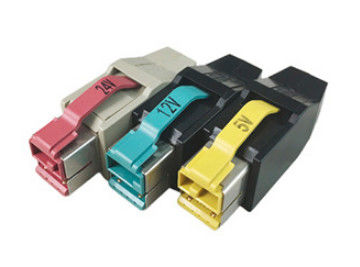 tipo masculino 5V 12V 24V da solda do grande conector atual do Usb do poder 3.0Amp