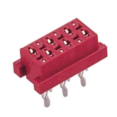 Conector 180° vertical fêmea do encabeçamento dos dispositivos elétricos IDC