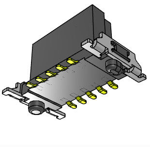 placa de alta velocidade de 1.27mm para embarcar os conectores que flutuam a placa ao conector SMT da placa