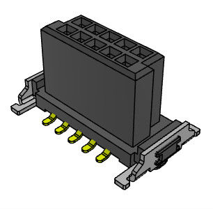 placa de alta velocidade de 1.27mm para embarcar os conectores que flutuam a placa ao conector SMT da placa