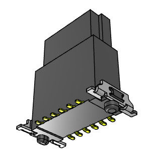 Placa de alta velocidade de flutuação de H 13.65mm para embarcar conectores 1.27mm