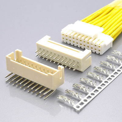 2.0mm Conectores de fio de placa de circuito Wafer Dual fileiras ângulo direito 90° Dip Tipo PHB2.0 série