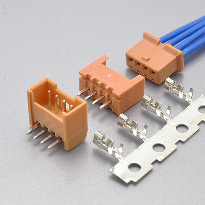 Fio de wafer de 1,25 mm para conector de placa de linha única ul94v0 nylon-66 2-8pin df13