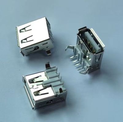 Usb 2.0 Tipo de conector feminino de ângulo direito Tipo de dip