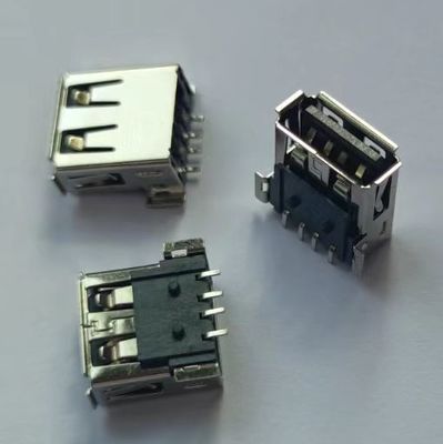 USB 2.0 Tipo de conector feminino ângulo direito Tipo SMT